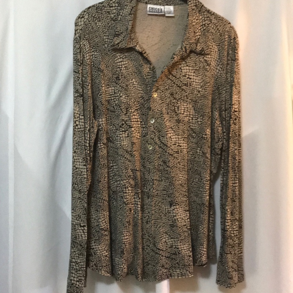 Chico’s soft button up shirt